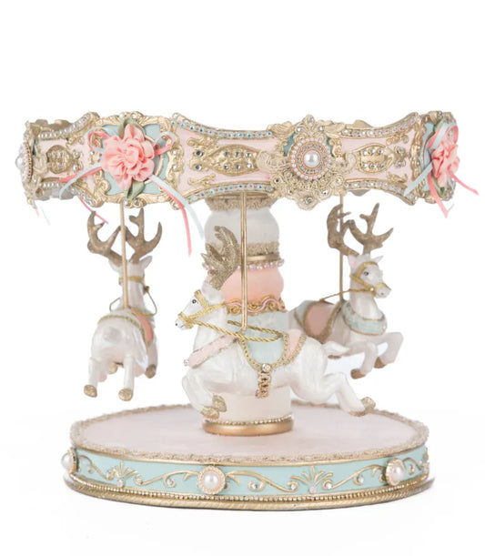 Joyeux Noel Carousel Cake Plate