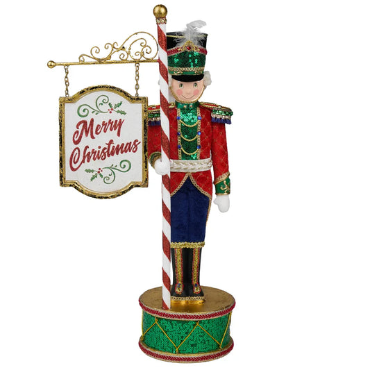 Toy Soldier with Sign