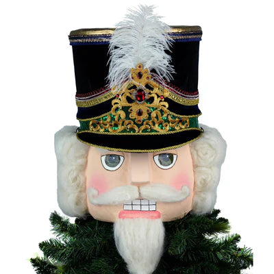 Nutcracker Head Tree Topper or Tabletop