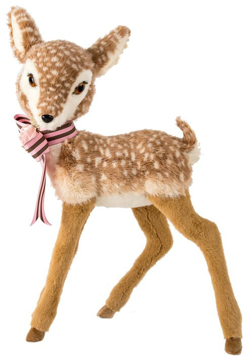 Elegant Deer with Christmas Bow-25 Inches