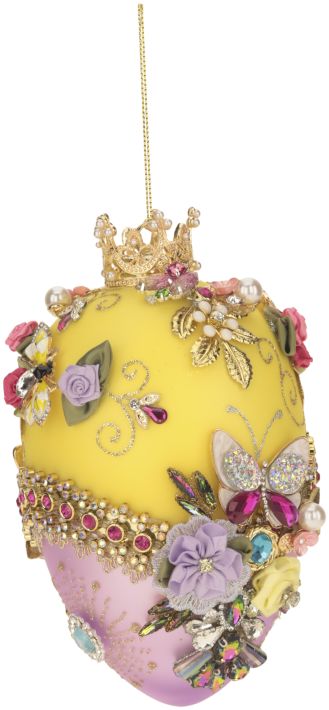 Faberge Jewel Easter Egg,Grn 7''