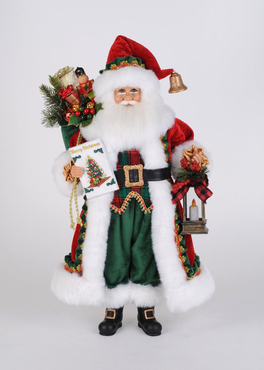 Lighted Christmas Stories Santa Small