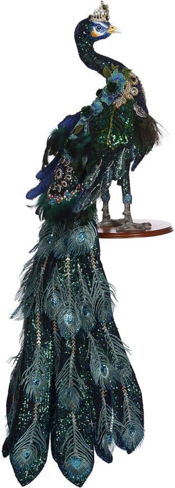 Jeweled Peacock - 57 x 28 Inches