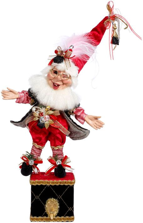 Coal Stocking Elf Stocking Holder - 14 Inches