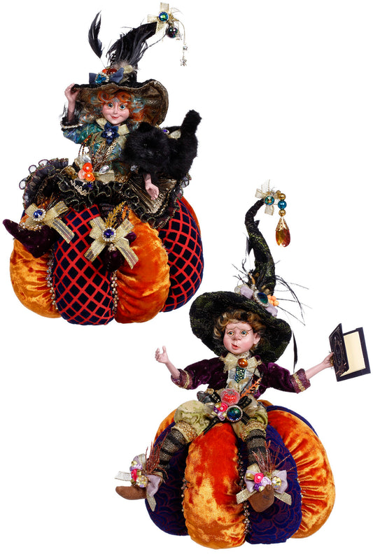 Pumpkin Elf, Assortment of 2 - 10 Inches