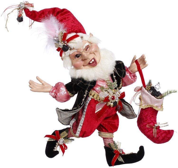 Coal Stocking Elf, Medium - 16 Inches