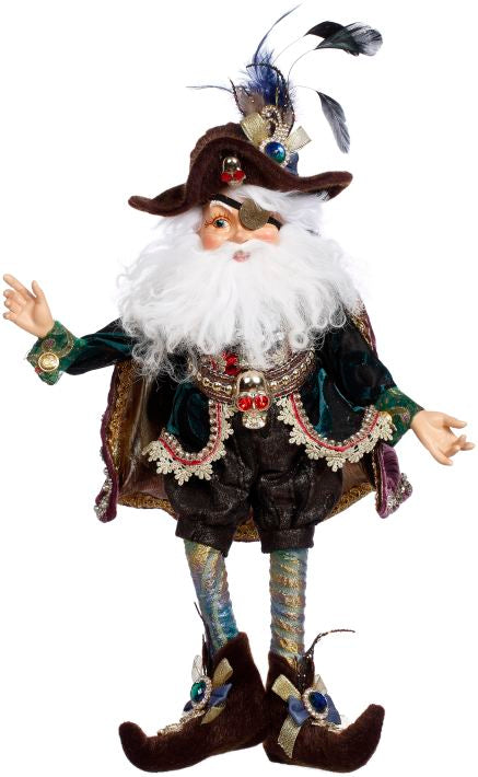 North Pole Spooky Treats Pirate Elf, Medium - 17 Inches