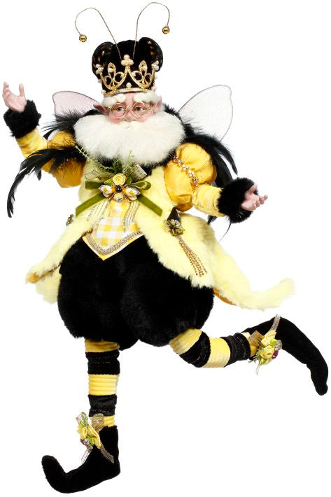 Bumble Bee King, Med 17'' fairy