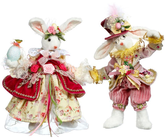 Mr. & Mrs. Cottontail Rabbit ,Sm13-15''