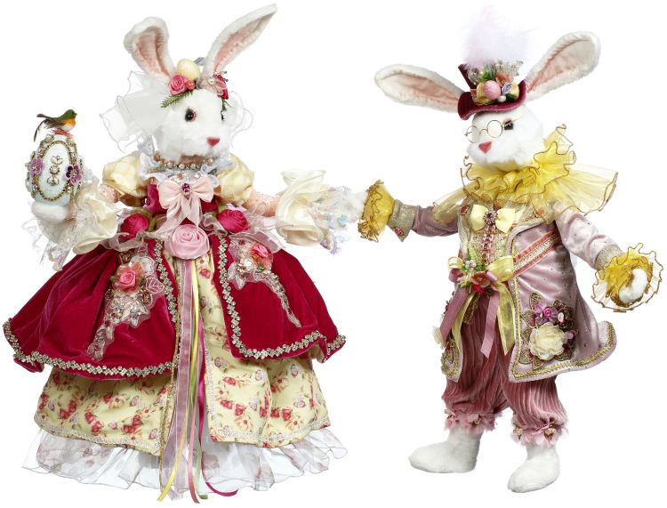 Mr. & Mrs. Cottontail Rabbit,M23-24'