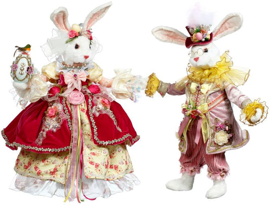 Mr. & Mrs. Cottontail Rabbit,M23-24'