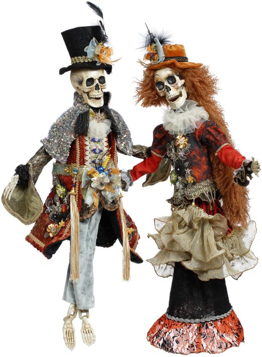 Mr and Mrs Gothic Skeleton, Large