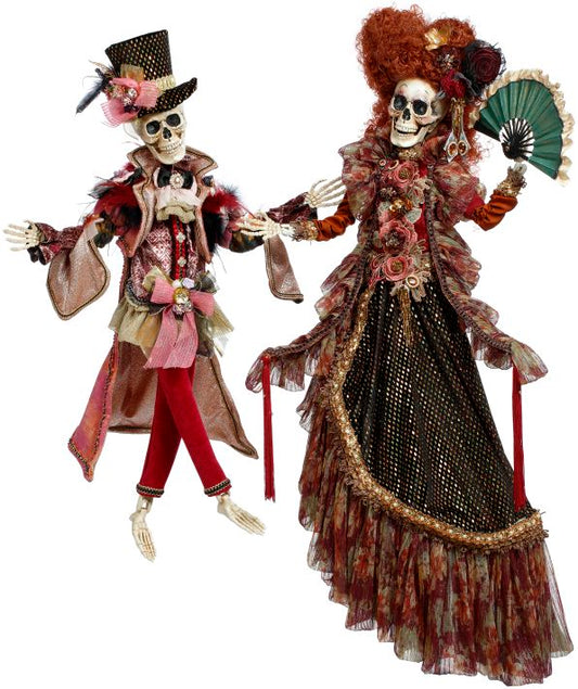 Mr and Mrs Red Carpet Skeleton, Large