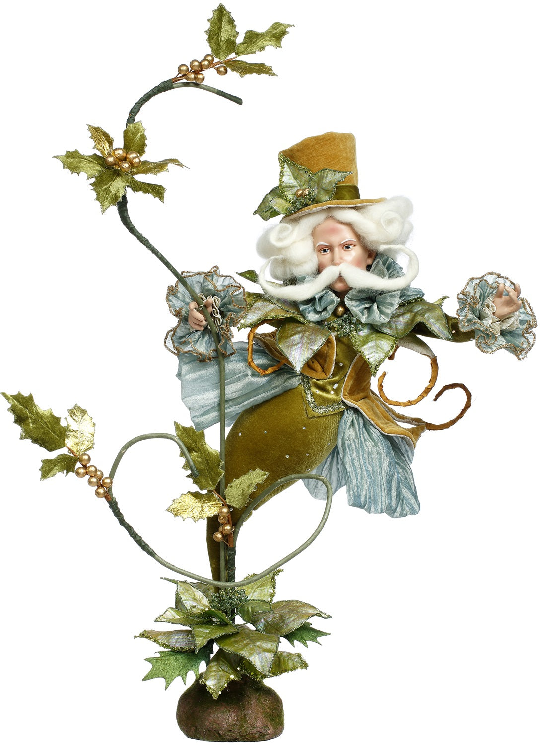 Monsieur Poinsettia Grn 27.5"