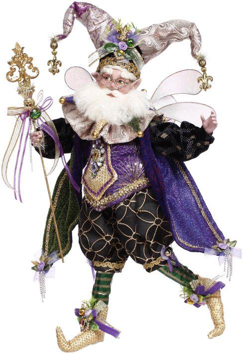 Mardi Gras Magic Fairy, Medium - 17.5 Inches