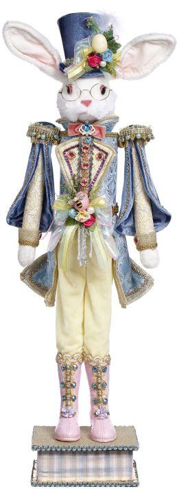 Rabbit Nutcracker Yellow, Medium - 35 Inches