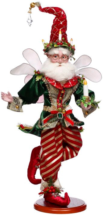 Christmas Candle Fairy on Base -, (Signed by Mark Roberts)