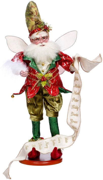 Christmas Gathering Fairy on Base -, (Signed by Mark Roberts)