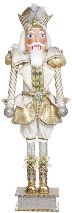 White Christmas Nutcracker, Large - 49 Inches