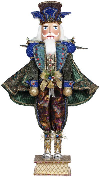 Peacock Nutcracker, Large - 49.5 Inches