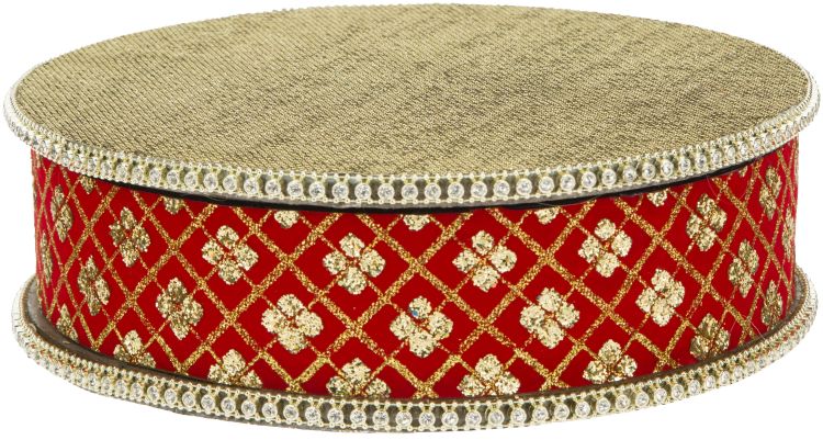 10.25" D, Rotating Base, Red