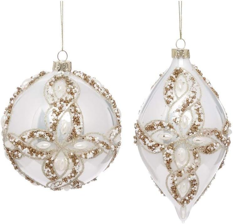 Glitter Jewel ORN 4'' Set