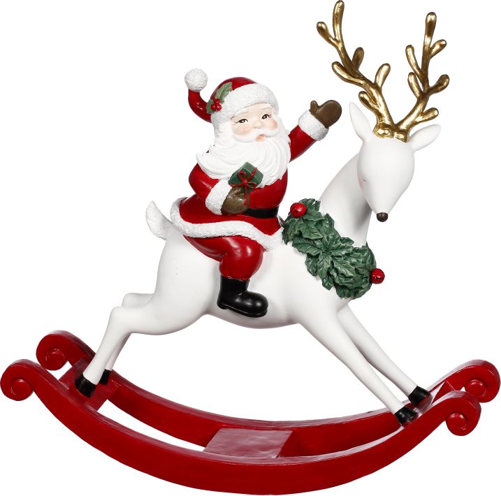 Santa on Rocking Horse
