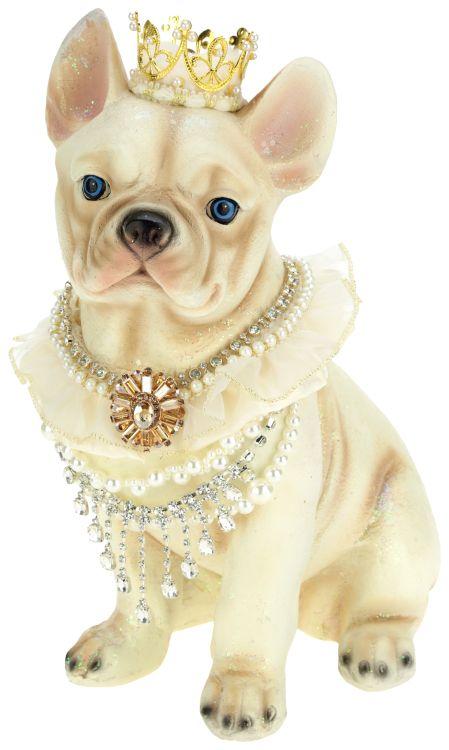 Jeweled Regal Bulldog - 14.5 Inches