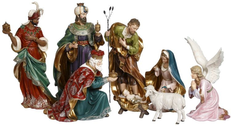 NATIVITY SCENE 4" - 20'' Set of 8