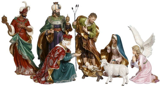 NATIVITY SCENE 4" - 20'' Set of 8