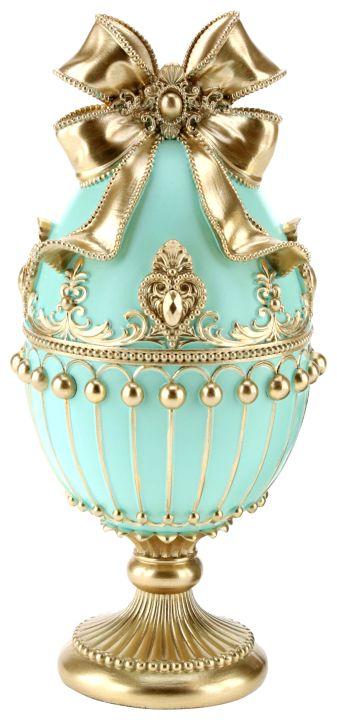 Faberge Egg Decor - 12 Inches (Set of 2)
