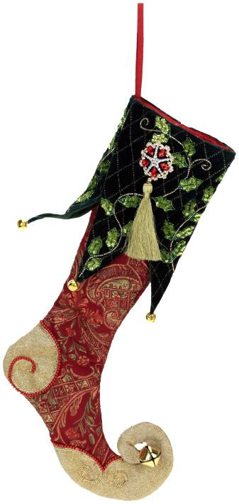 Christmas Jester Stocking -25 Inches
