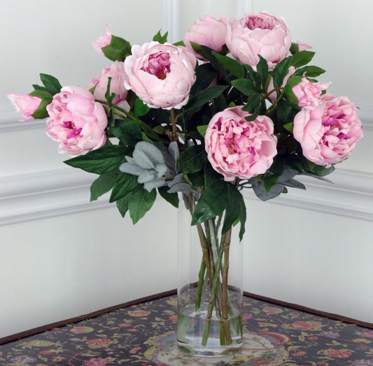 Luscious Peony Vase - 20 Inches