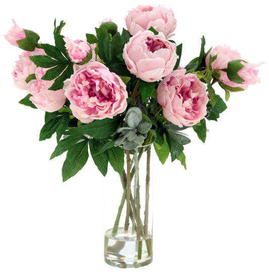 Luscious Peony Vase - 20 Inches