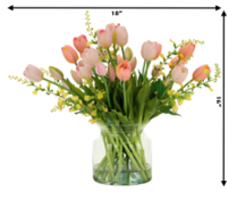 Tulip Jar - 16 Inches