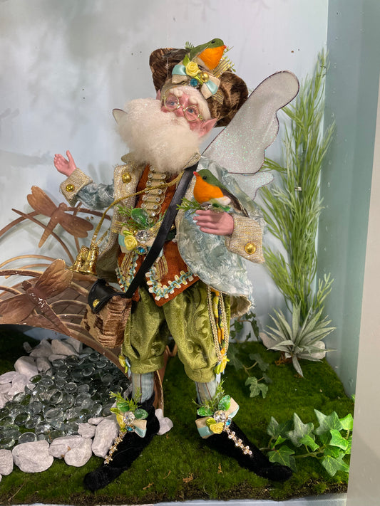 Bird Watcher Fairy, Medium - 15.5 Inches