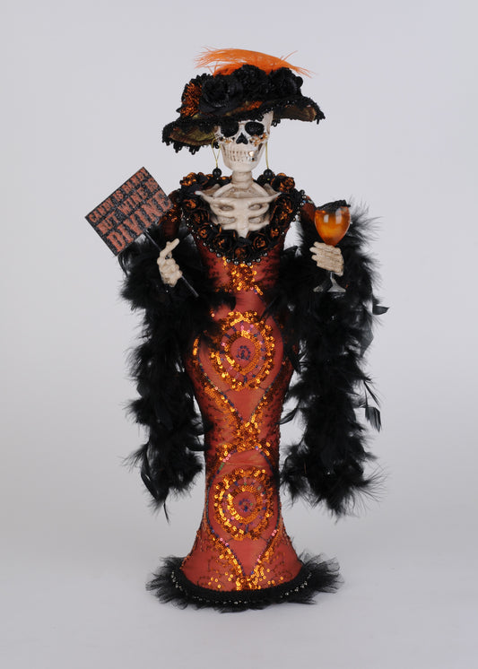 Wine Divine Lady Skeleton