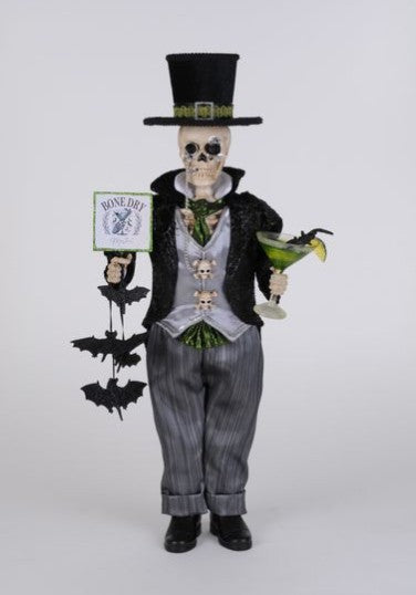 Bone Dry Martini Skeleton