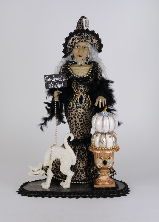 Lighted Fabulously Wicked Leopard Witch