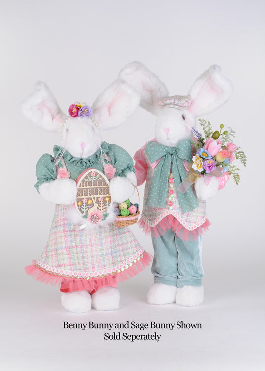 Lighted Sage Bunny