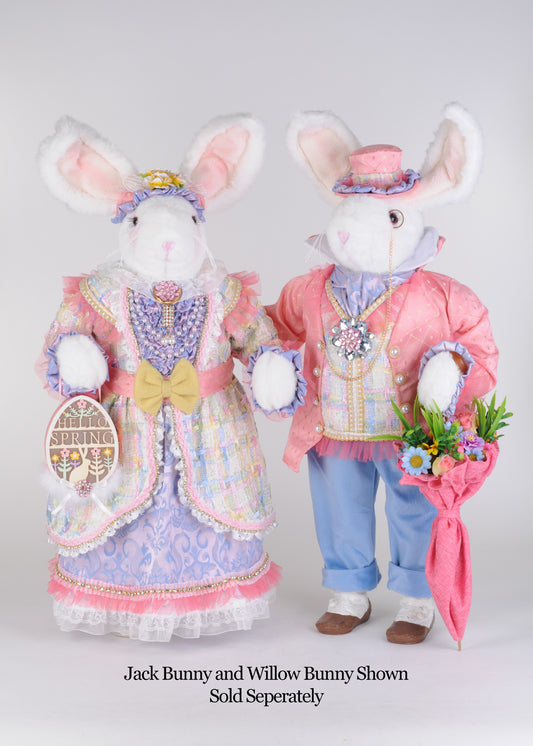 Lighted Willow Bunny