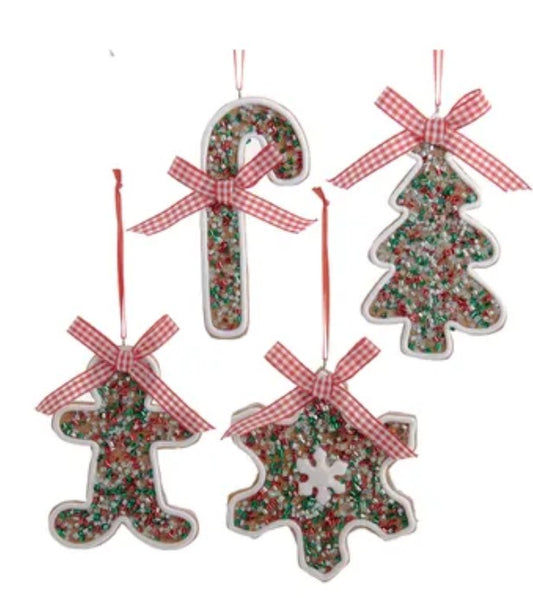 52 Pieces Bulk Gingerbread Decorator Ornament Box