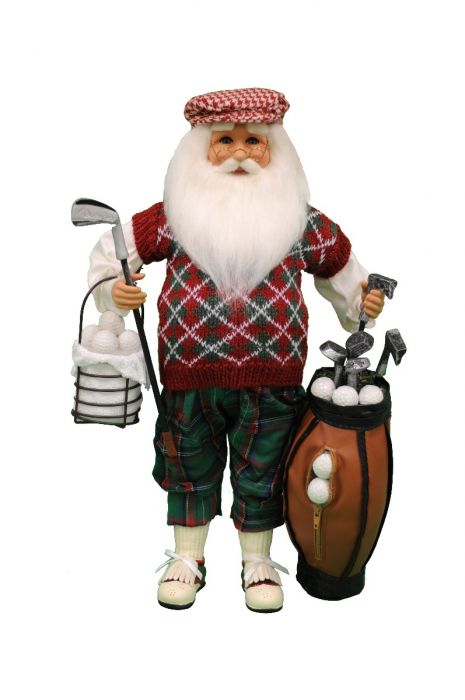 Golf Santa with Basket