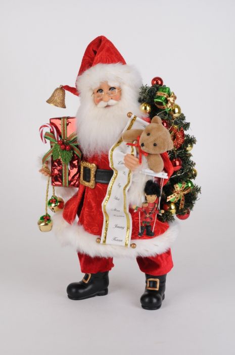 Lighted Good Tidings Santa