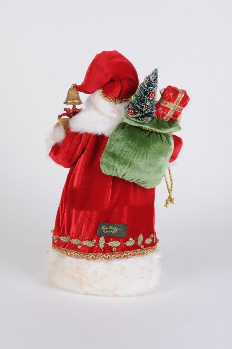 Lighted Traditional Tartan Santa