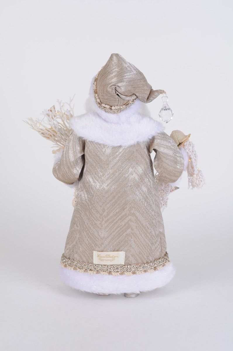 Lighted Sandstone Coastal Santa