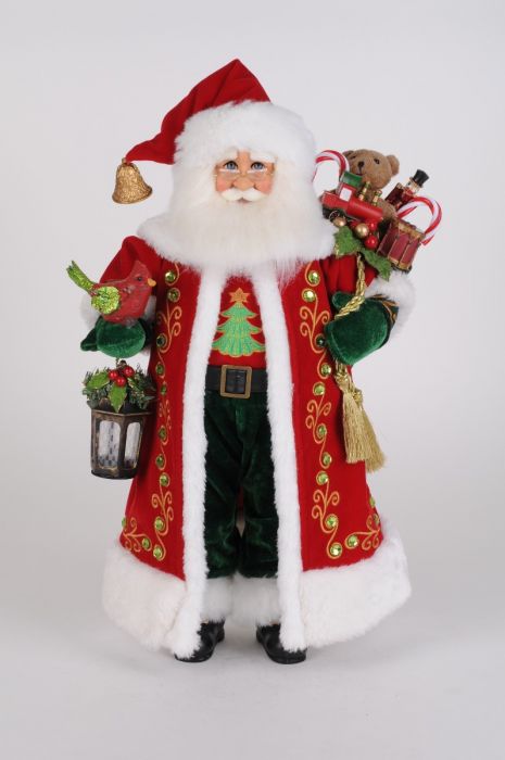 Lighted "O' Tannebaum" Santa