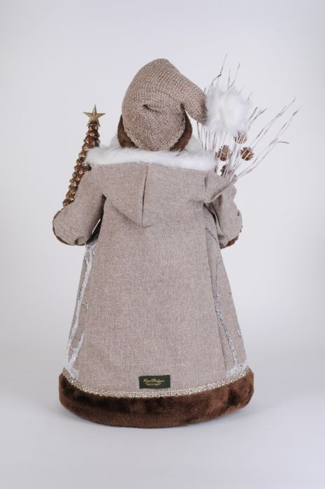 Lighted Winter Woods Santa