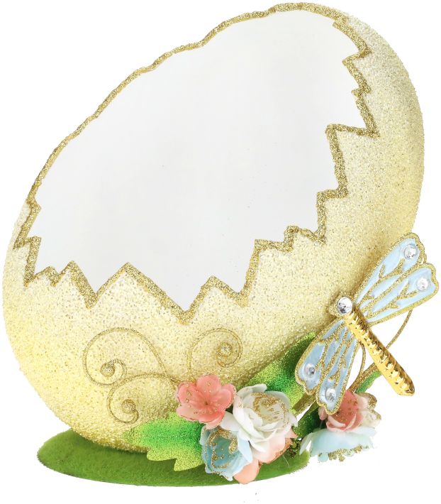 Cracked Egg Decor 8''