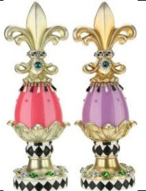 14.5" Jeweled Harlequin Finial Set